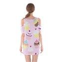 Eat Cupcakes Shoulder Cutout One Piece Dress View2