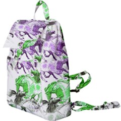 Horse Animal World Green Buckle Everyday Backpack by BangZart