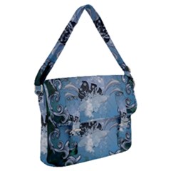 Surfboard With Dolphin Buckle Messenger Bag by FantasyWorld7