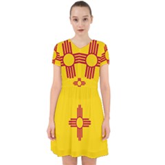 New Mexico Flag Adorable In Chiffon Dress by FlagGallery