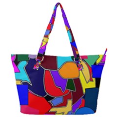 Crazycolorabstract Full Print Shoulder Bag by bloomingvinedesign