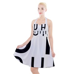 Uh Duh Halter Party Swing Dress  by FattysMerch