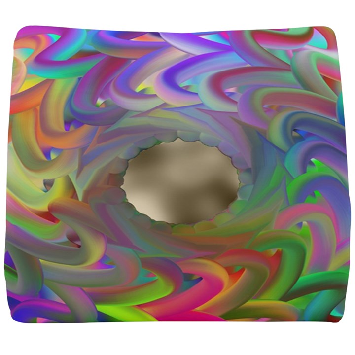 Rainbow Plasma Neon Seat Cushion