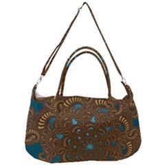 Fractal Abstract Removal Strap Handbag by Bajindul