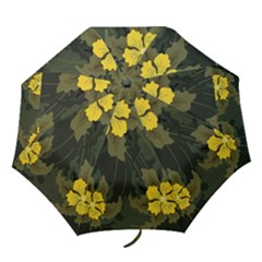 Flower Vector Background Folding Umbrellas by Pakrebo