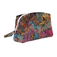 Oil Paint Wristlet Pouch Bag (medium) by Bajindul