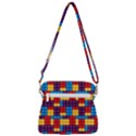 Lego Background Game Zipper Messenger Bag View3