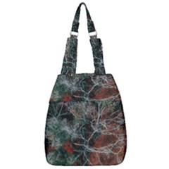 Aerial Photography Of Green Leafed Tree Center Zip Backpack by Pakrebo