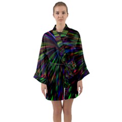 Explosion Fireworks Rainbow Long Sleeve Kimono Robe by Bajindul