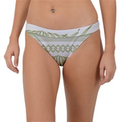 Guilloche Border Band Bikini Bottom by Bajindul