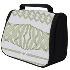 Guilloche Border Full Print Travel Pouch (big) by Bajindul