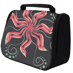 Flower Abstract Full Print Travel Pouch (big) by HermanTelo