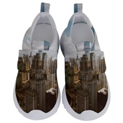 Architectural Design Architecture Buildings City Kids  Velcro No Lace Shoes by Pakrebo