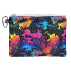 Tie Dye Rainbow Galaxy Canvas Cosmetic Bag (xl) by KirstenStar