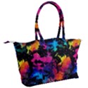 Tie dye rainbow galaxy Canvas Shoulder Bag View2