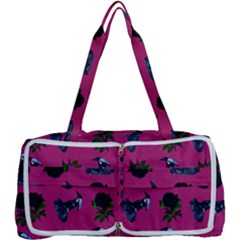 Gothic Girl Rose Pink Pattern Multi Function Bag by snowwhitegirl