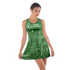 Mathematics Green Cotton Racerback Dress by snowwhitegirl