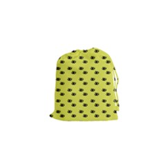 Yellow Eyes Drawstring Pouch (xs) by snowwhitegirl