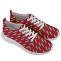 Ice Freeze Pink Pattern Men s Lightweight Sports Shoes View3