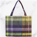 Yellow Plaid Flannel Mini Tote Bag View1