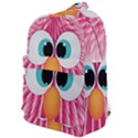 Bird Fluffy Animal Cute Feather Pink Classic Backpack View1