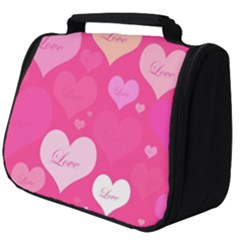 Heartsoflove Full Print Travel Pouch (big) by designsbyamerianna