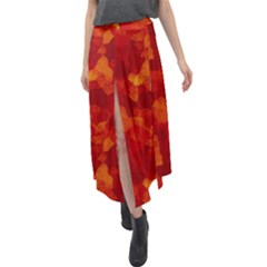 Fall Velour Split Maxi Skirt by designsbyamerianna