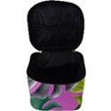 Tropical Greens Leaves Design Make Up Travel Bag (Big) View3