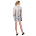 Cycling Motif Design Pattern Long Sleeve Chiffon Shirt View2