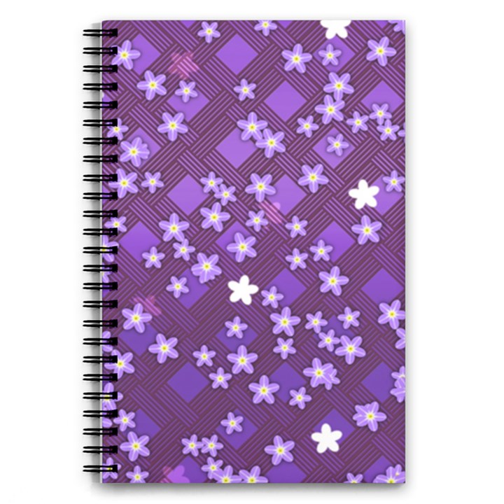 Ross Pattern Square 5.5  x 8.5  Notebook