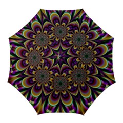 Abstract Flower Artwork Art Golf Umbrellas by Sudhe