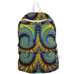 Abstract Art Fractal Creative Foldable Lightweight Backpack by Sudhe