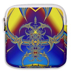 Abstract Art Design Digital Art Mini Square Pouch by Pakrebo