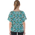 Koala Bears Pattern V-Neck Dolman Drape Top View2