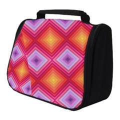 Texture Surface Orange Pink Full Print Travel Pouch (small) by Mariart