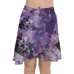 Nikki Shade Chiffon Wrap Front Skirt by designsbyamerianna