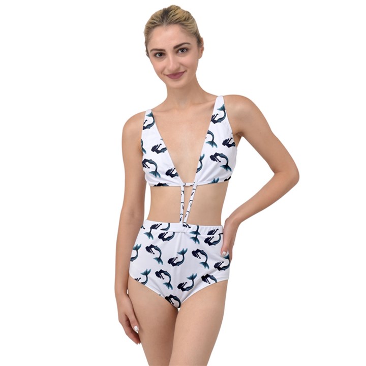 Moody Mermaids Tied Up Two Piece Swimsuit