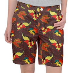 Fire Type Pocket Shorts by Mezalola