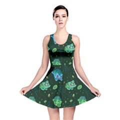 Grass Love Reversible Skater Dress by Mezalola