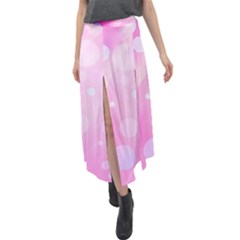 Playful Velour Split Maxi Skirt by designsbyamerianna