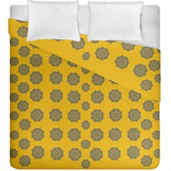 Sensational Stars On Incredible Yellow Duvet Cover Double Side (king Size) by pepitasart