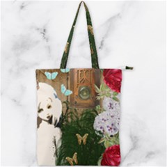 Vintage Llorona Collage Double Zip Up Tote Bag by snowwhitegirl