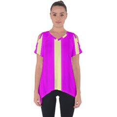 Colors And More Wonderful Colors Cut Out Side Drop Tee by pepitasart