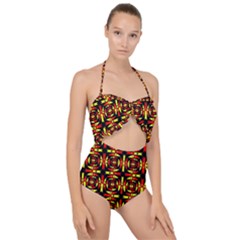 Abp Rby 9 Scallop Top Cut Out Swimsuit by ArtworkByPatrick