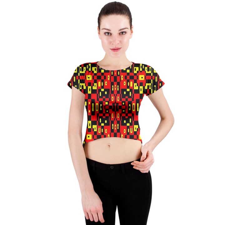 Hs Rby 6 Crew Neck Crop Top