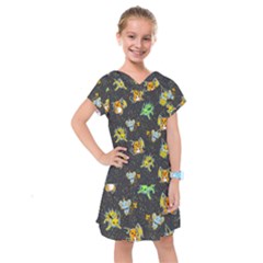 Electric Love  Kids  Drop Waist Dress by Mezalola