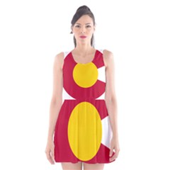 Colorado State Flag Symbol Scoop Neck Skater Dress by FlagGallery