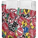 Road Signs Duvet Cover Double Side (King Size) View2