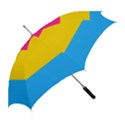 Pansexual Pride Flag Straight Umbrellas View2