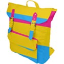 Pansexual Pride Flag Buckle Up Backpack View1